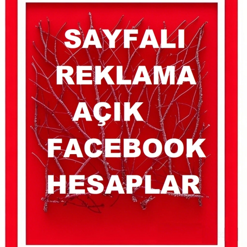  SAYFALI REKLAMA AÇIK FACEBOOK HESAPLAR